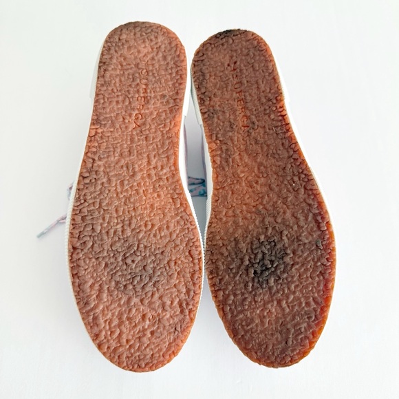 SUPERGA x LOVESHACKFANCY 2750 pink blue tie dye cotton candy canvas shoes - Picture 8 of 12